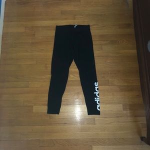 Black adidas leggings